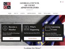 Tablet Screenshot of gccaonline.org